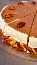 Caramel Pecan 9" Basque cheesecake