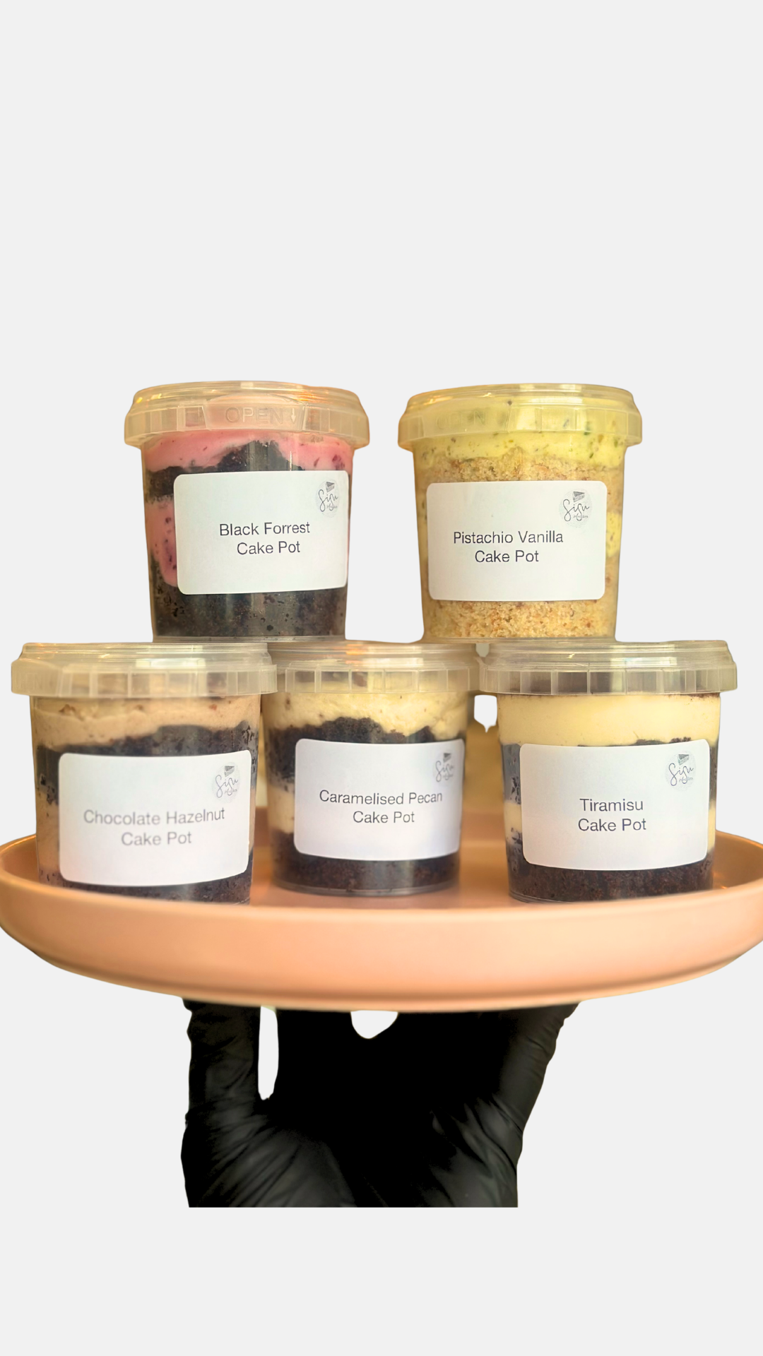 Mini Sisu cake pots bundle - 20 pieces (one flavour)